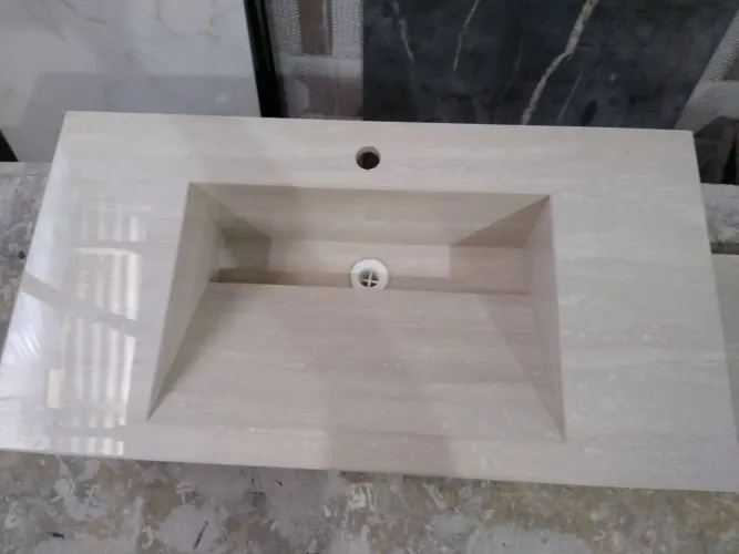 Pia de Banheiro em Porcelanato