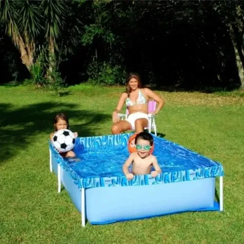 Piscina 400 litros Retangular Adulto e Infantil