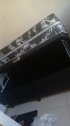 Cama box baú solteiro ou solteirão ou casal de espuma ou mola bonnel ou mola ensacada!