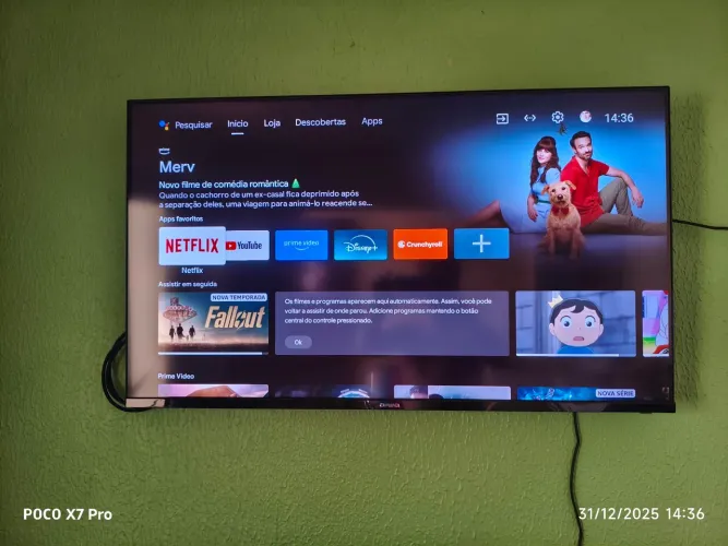 Smart TV AlWA 43" Android Full HD Borda Ultrafina HDR10 Dolby Áudio AWS-TV-43-BL-02-A