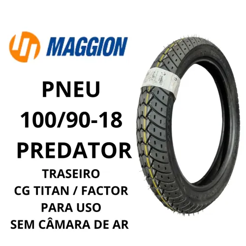 Pneu 100/90-18 Maggion - Novo (1 pneu)