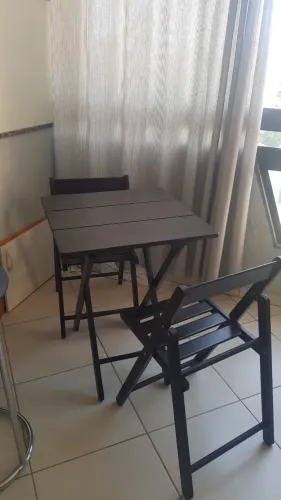 Torro Mesa Madeira quadrada Tramontina, 2 cadeiras