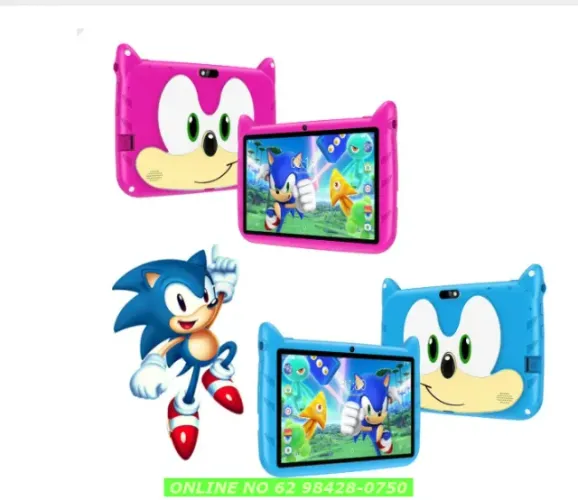Tablet Infantil Sonic Wifi Tela 7 Polegadas Android 64 Gigas