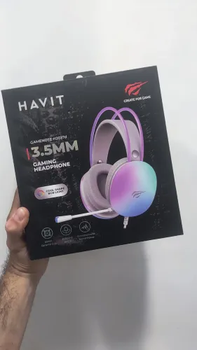 Headset Gamer HAVIT GAMENOTE H2037d 3.5mm RGB