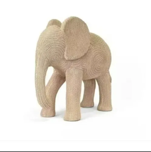 Escultura Elefante em Polirresina Texturizado Mart