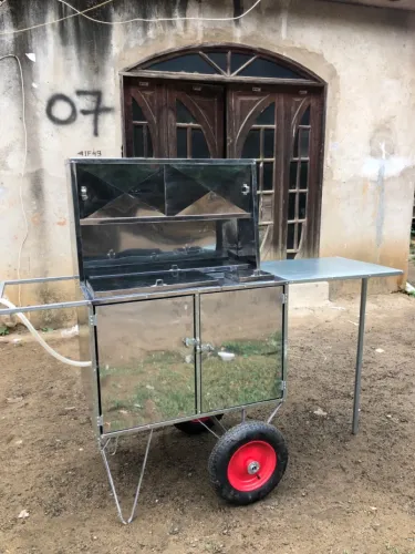 Carrinho de cachorro-quente, carrinho de Hotdog