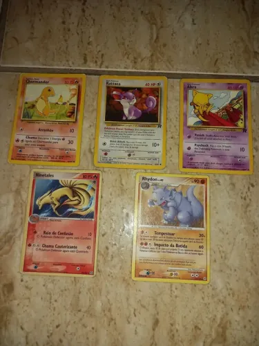 Cartas Pokémon 1 edição