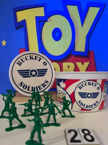 Toy Story Balde de Soldados Collection White Logo
