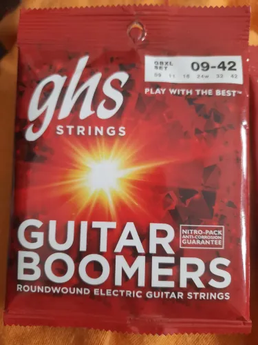 Encordoamento guitarra tensão 9 Ghs
