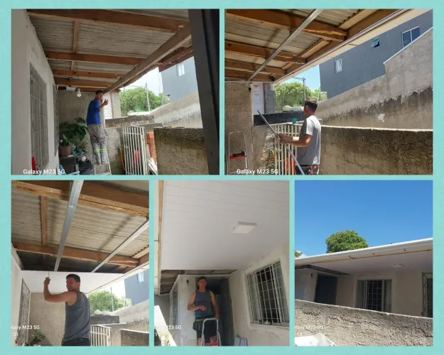 Reforma de forro, telhado, piso laminado, Drywall em geral