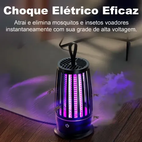 H'maston  Mata Mosquitos Eletrônico Repelente Uv Portátil Pernilongo Usb Armadilha Par
