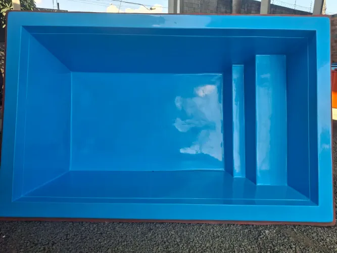 Piscina quadrada de 3 metros