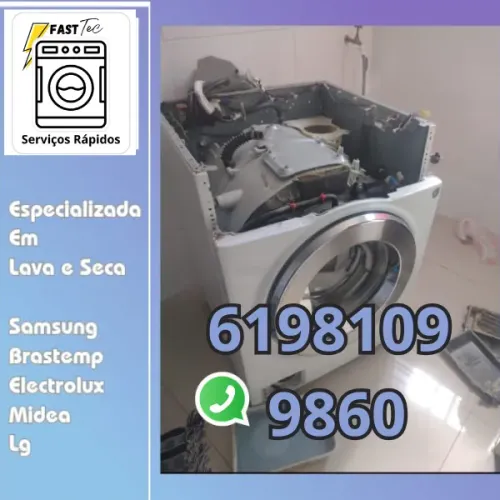 Sua Maquina de Lavar ou Geladeira Estragou? Conserto no mesmo Dia