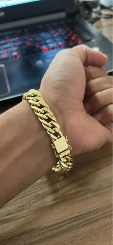 Pulseira MACIÇA ouro 18k nova 50g