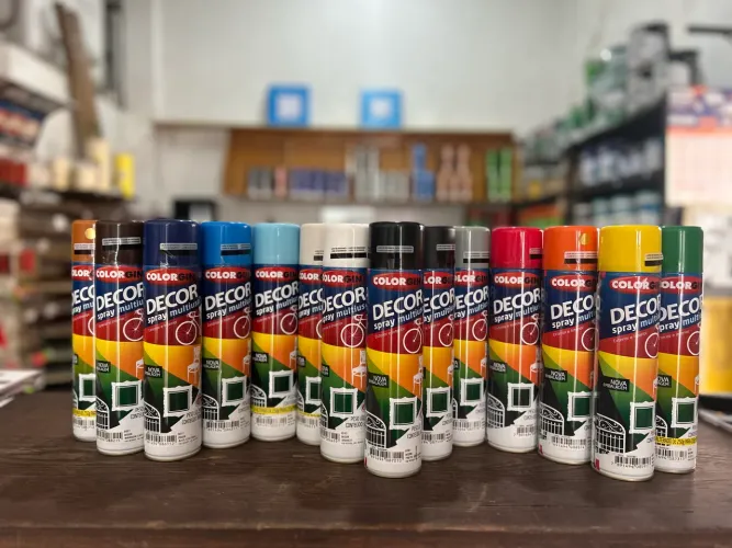Spray Multisuperficies Decor Colorgin Cores solidas