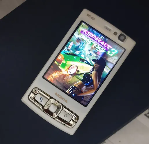 Nokia n95 8gb BRANCO celular antigo lindo reliquia
