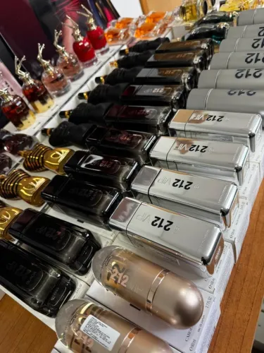Tester caixa branca perfumes originais 