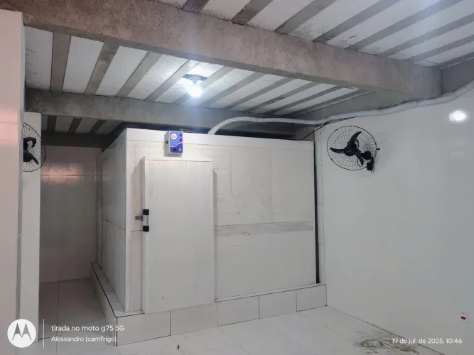 Câmara fria usada.