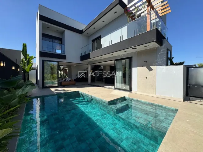 Casa em Condomínio para Venda em Franca, Parque Franville, 3 dormitórios, 3 suítes, 4 banh