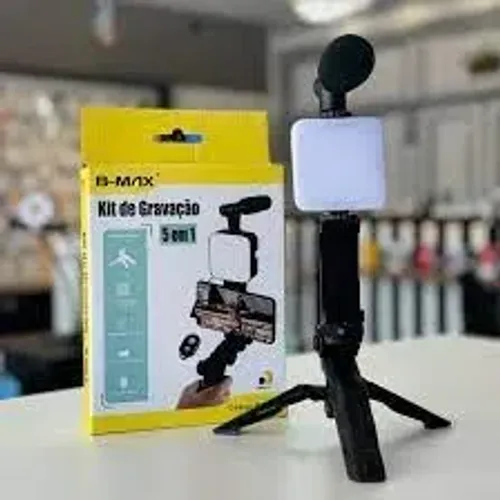 KIT DE GRAVAÇÂO 5 EM 1 B-MAX BM-244 ( HONESTIDADE E QUALIDADE JK ELETRONICOS).