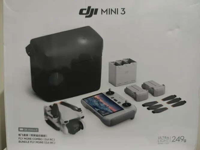 Drone DJI MINI 3 combo fly more LACRADO profissional 