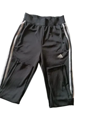 Desapego Calça Infantil Adidas YB Tiro Pant Original - Preta tamanho 10<br>