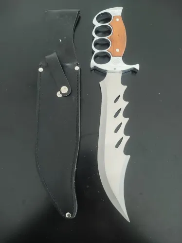 Faca modelo  Bowie Tática com Bainha - Colecionador