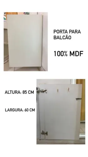 Porta balcão 100% Mdf