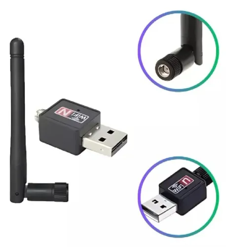 Adaptador Receptor Wireless Usb Wifi 1200mbps Pc E Notebook