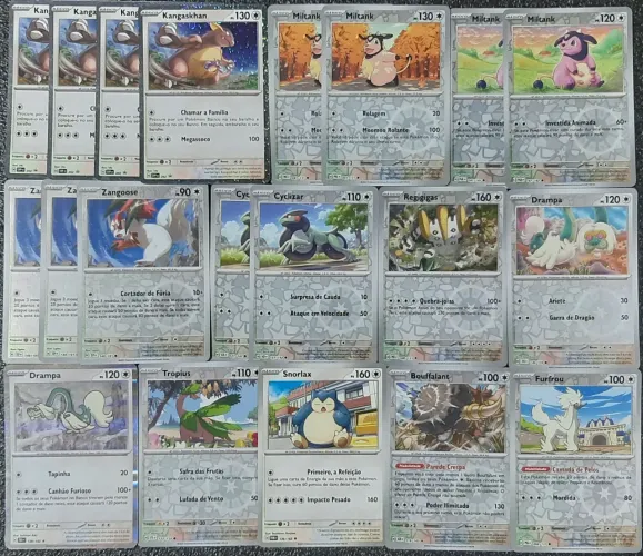 Deck Kangaskhan cartas originais de pokémon