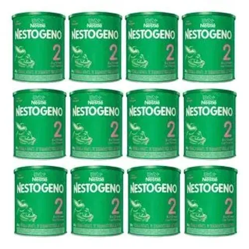 Latas de leite em pó vazias