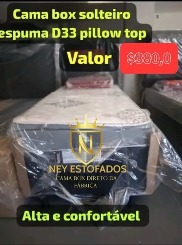 CAMA BOX E ESTOFADOS DIRETO DA FÁBRICA 