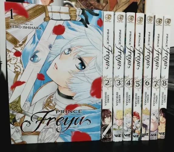 Prince Freya (Itsuwari no Freja) Vol. 01 ao 08 [mangá shoujo em inglês]