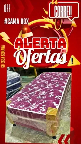 Cama Solteirão Box 1.88cmx0.88cm