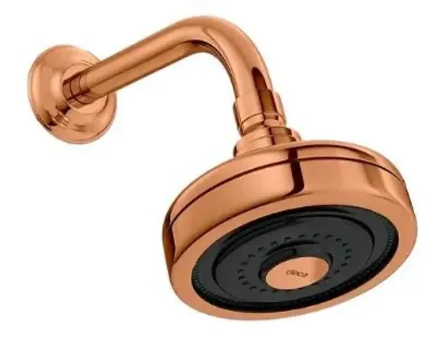 Chuveiro Com Tubo Standard 1990 Acqua Plus Red Gold Dec