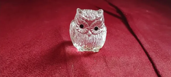 Mini Coruja de Cristal 