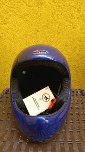 Capacete Air Xtreme Azul Full Face Tamanho M 57-58 - Novo
