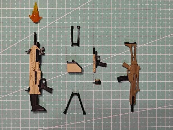 Miniaturas Armas para Action Figures em escala 1/12 Action Force Valaverse - Apoio