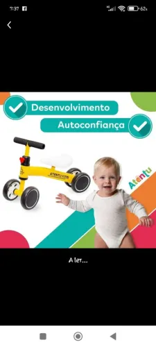 Carrinho de equilíbrio andador