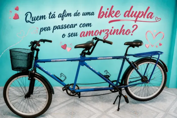 Bike dupla para passeios a dois