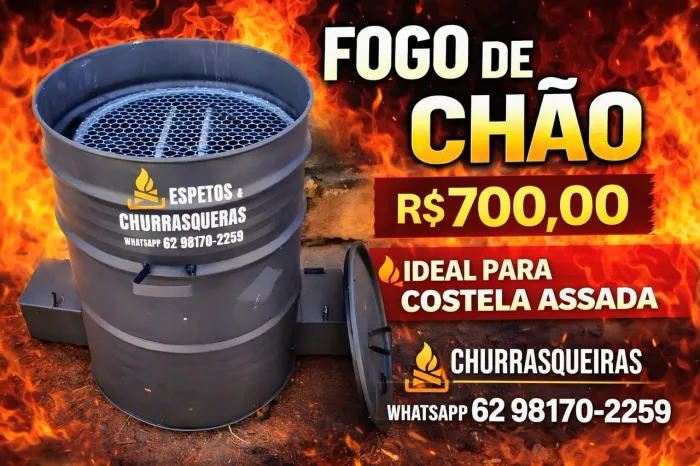 Churrasqueira Fogo de chão 