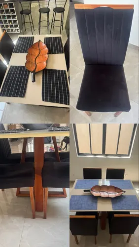 Mesa com cadeiras 4 lugares