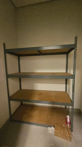 Estante de aço super resistente, ideal para depósito, estoque, garagem, escritório.