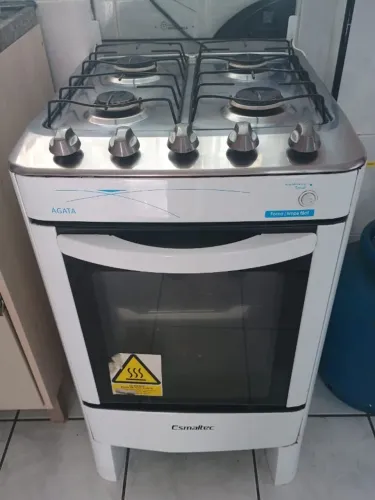 Fogão Esmaltec Ágata 4 bocas - Usado