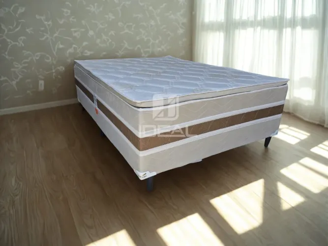 CAMA BOX CASAL LUXO NOVA 
