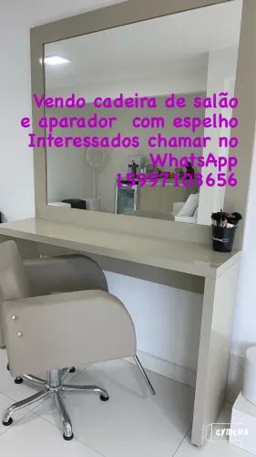 Vendo lavatorio e cadeira para salão de beleza