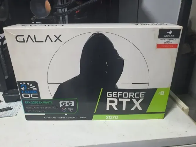 RTX 2070 Super Galax White 8GB - Completa na caixa - R$ 1.600