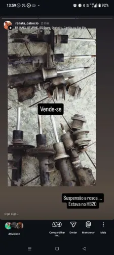 Suspensão a rosca