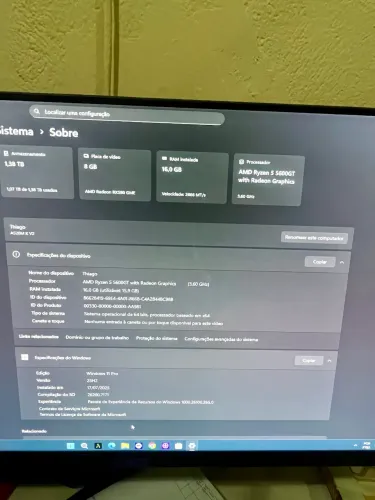 Computador pc game AMD Ryzen 5