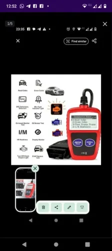 Scanner Automotivo OBD2 Ler e Apaga Códigos de Erros